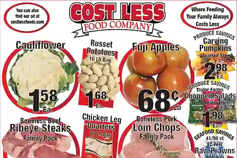 Cost Less Foods Weekly Ad (Oct 14 - Oct 20, 2026)
