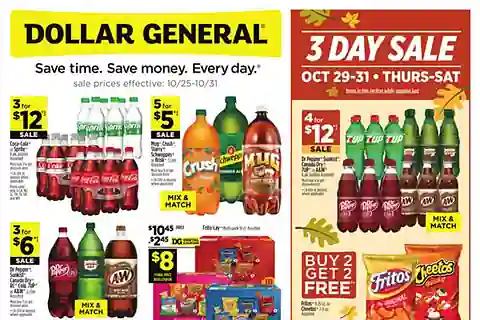 Dollar General Weekly Ad (Oct 25 - Oct 31, 2026)
