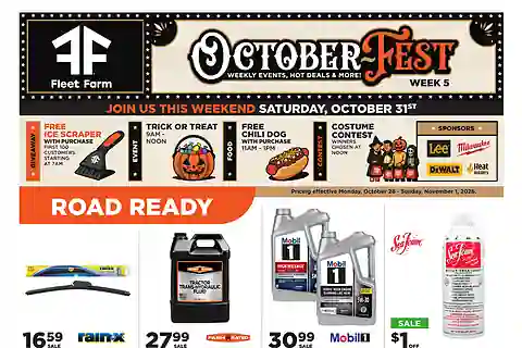 Fleet Farm Weekly Ad (Oct 26 - Nov 1, 2026)