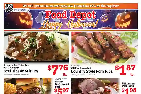 Food Depot Weekly Ad (Oct 26 - Nov 1, 2026)