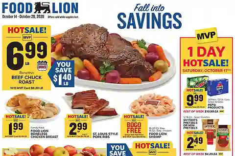 Food Lion Weekly Ad (Oct 21 - Oct 27, 2026) Preview