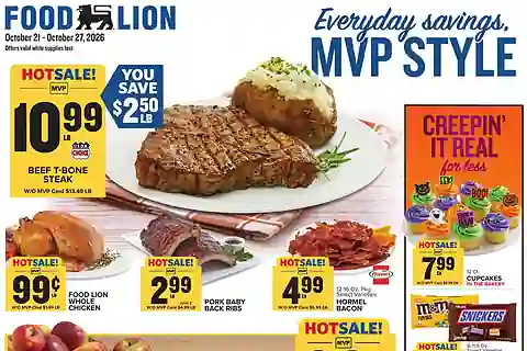 Food Lion Weekly Ad (Oct 28 - Nov 3, 2026) Preview