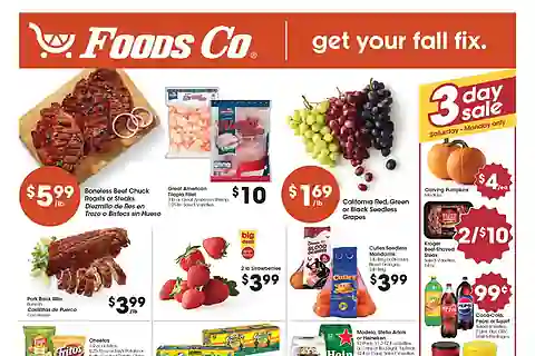 Foods Co Weekly Ad (Oct 28 - Nov 3, 2026) Preview