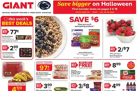 Giant Weekly Ad (Oct 16 - Oct 22, 2026)