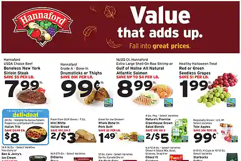 Hannaford Weekly Ad (Oct 25 - Oct 31, 2026)