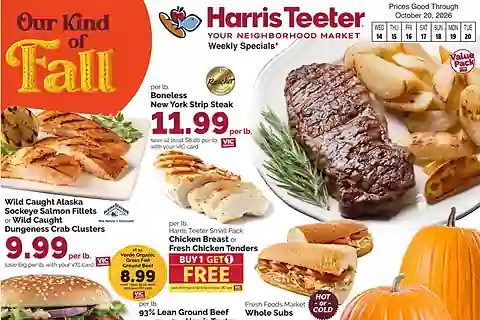 Harris Teeter Weekly Ad (Oct 21 - Oct 27, 2026) Preview