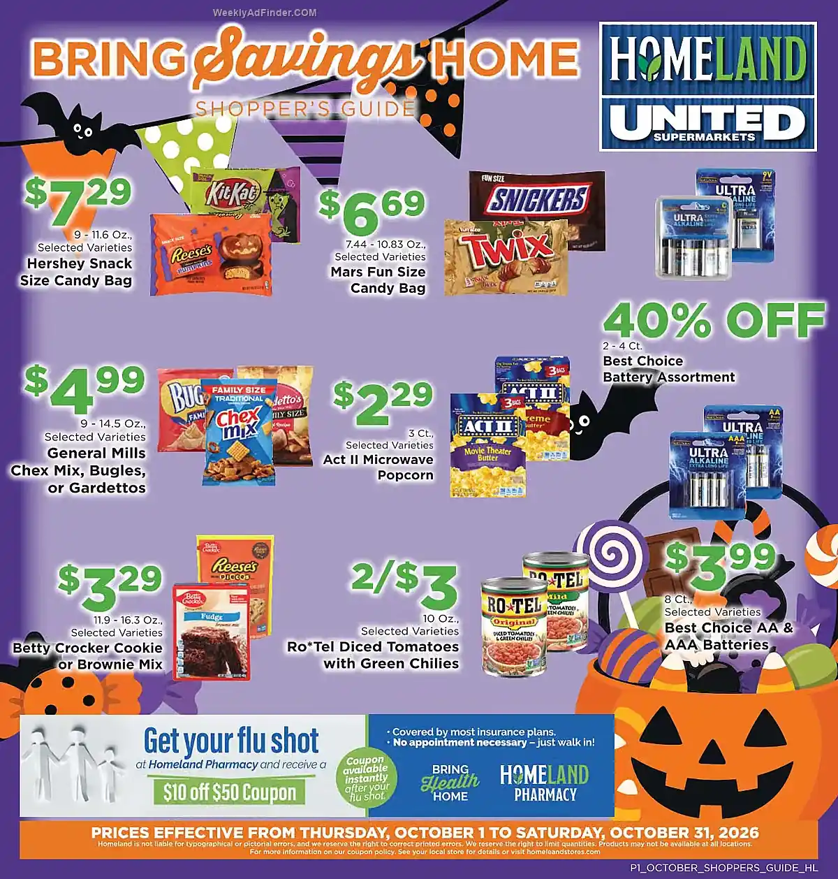 Bring Savings Home Shopper's Guide. Valid Oct 01 to Oct 31Bring Savings Home Shopper's GuideValid Oct 01 - Oct 31 - Page 1