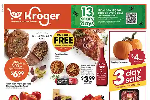 Kroger Weekly Ad (Oct 28 - Nov 3, 2026) Preview