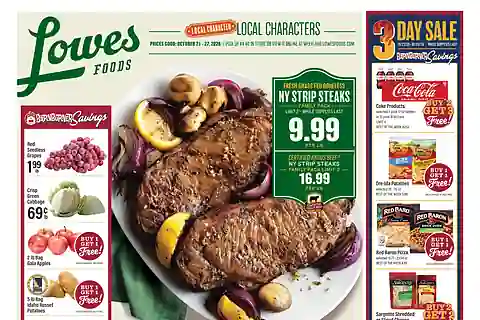 Lowes Foods Weekly Ad (Oct 28 - Nov 3, 2026) Preview