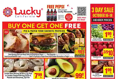 Lucky Supermarkets Weekly Ad (Oct 14 - Oct 20, 2026)