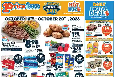 Price Less Iga Weekly Ad (Oct 21 - Oct 27, 2026) Preview
