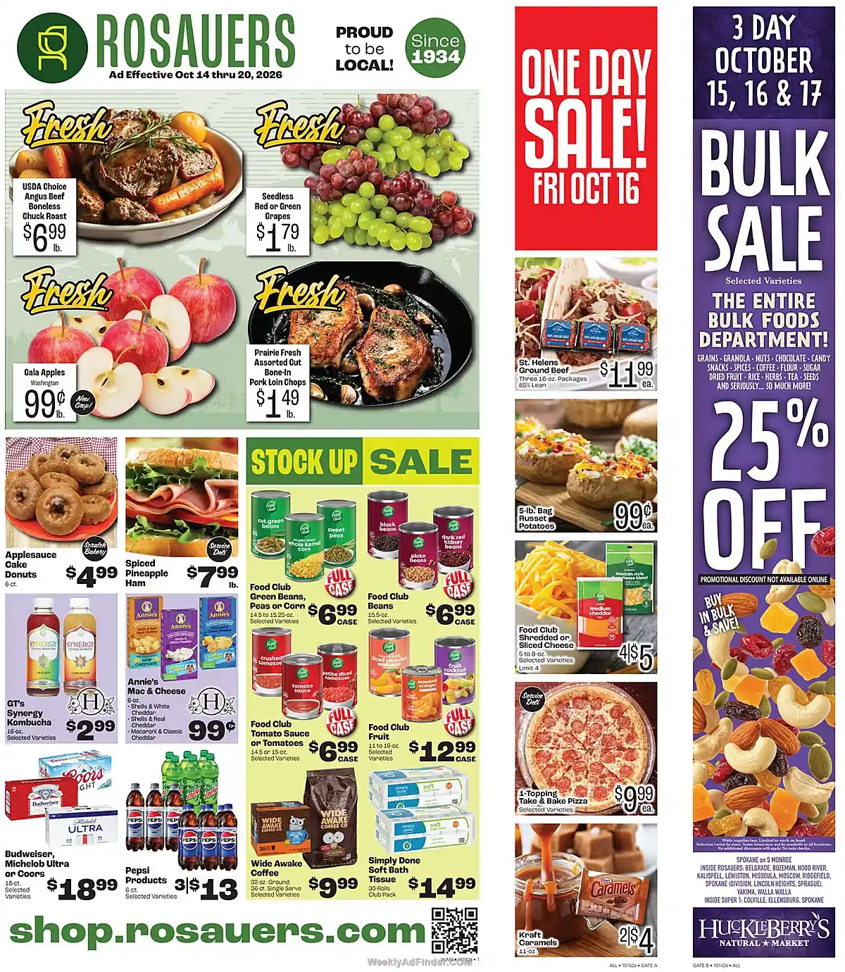 Rosauers Ad This Week - Page 1