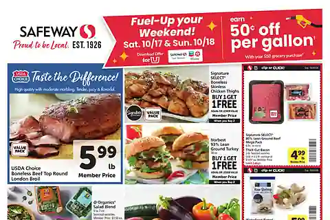 Safeway Weekly Ad (Oct 21 - Oct 27, 2026) Preview