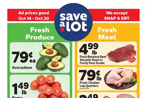 Save A Lot Weekly Ad (Oct 14 - Oct 20, 2026)