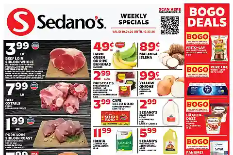Sedano's Weekly Ad (Oct 28 - Nov 3, 2026) Preview