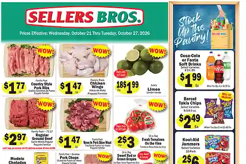 Sellers Bros. Weekly Ad (Oct 28 - Nov 3, 2026) Preview