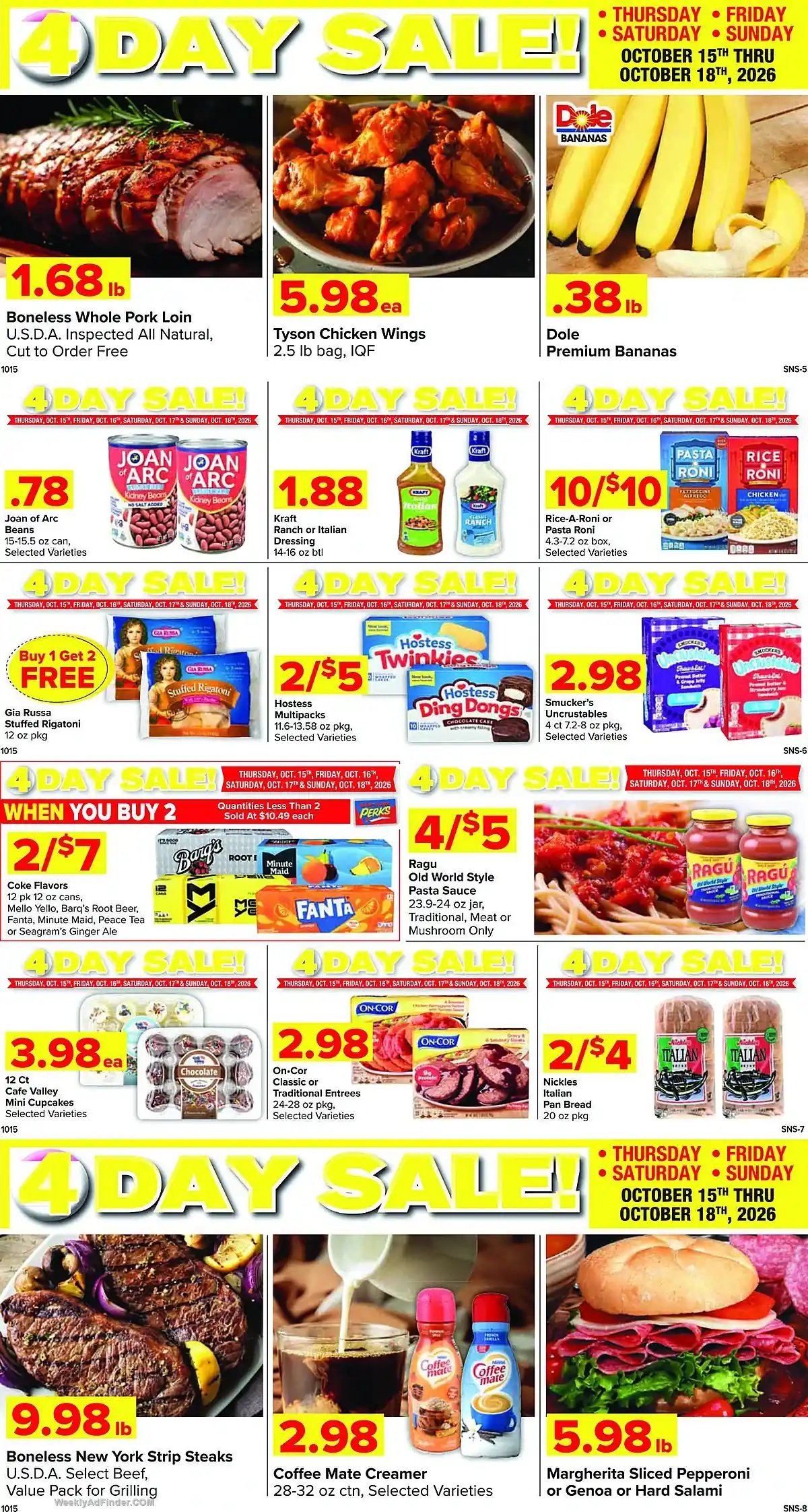 4 Day Sale!
Starts 10/15/2026 - Page 1 4 Day Sale!
Starts 10/15/2026 - Page 1