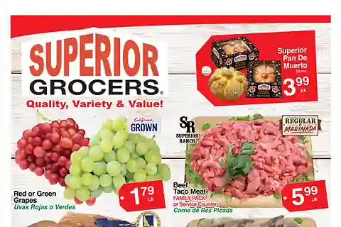 Superior Grocers Weekly Ad (Oct 28 - Nov 3, 2026) Preview