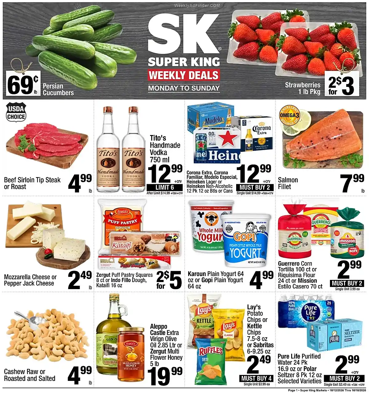 Super King Markets Ad This Week - Page 1