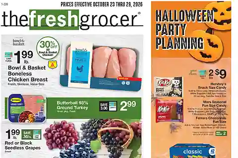 The Fresh Grocer Weekly Ad (Oct 30 - Nov 5, 2026) Preview