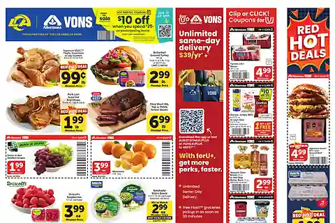 Vons Weekly Ad (Oct 28 - Nov 3, 2026) Preview