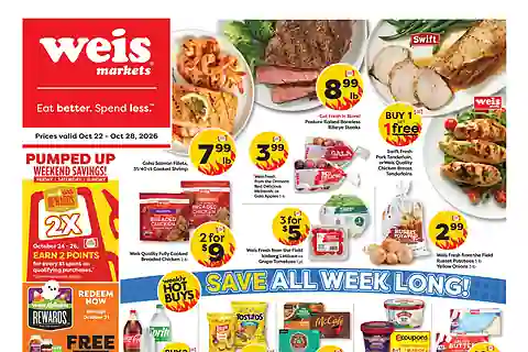Weis Markets Weekly Ad (Oct 29 - Nov 4, 2026) Preview