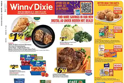 Winn Dixie Weekly Ad (Oct 21 - Oct 27, 2026) Preview