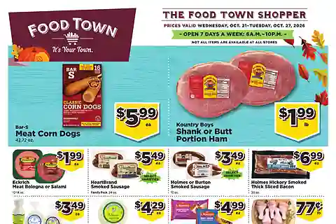 Food Town Weekly Ad (Oct 28 - Nov 3, 2026) Preview